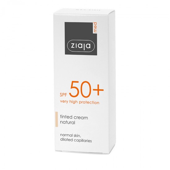 ziaja - sun protection - cosmetics - Ziaja med spf 50+ tinted cream Cosmetics